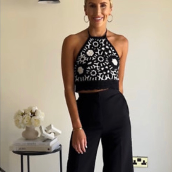 Zara Crochet Halter Top - Picture 1 of 6
